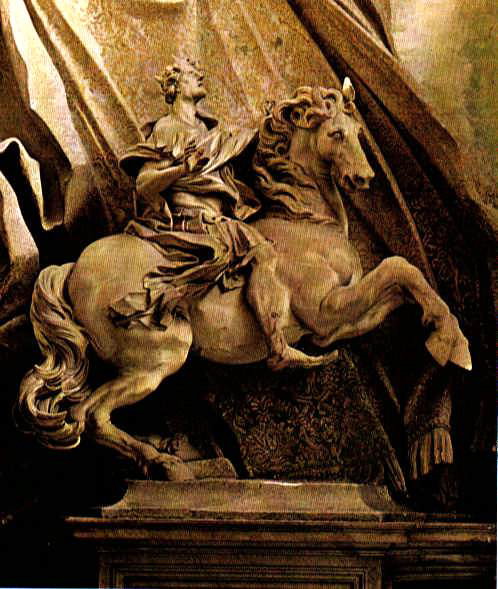 bernini- Emperor Constantine-1654-70-Marble-Palazzi Pontifici, Vatican