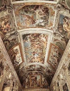 Carracci - Ceiling fresco-1597-1602-Fresco-Palazzo Farnese, Rome