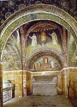 Galla-Mausoleum of Galla Placida, Ravenna, c. 430-50. Interior, looking south