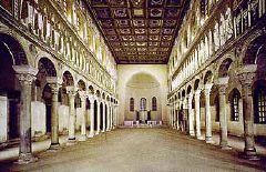 Apollinare-S. Apollinare Nuovo, Ravenna, c. 500 and later. Interior, looking east
