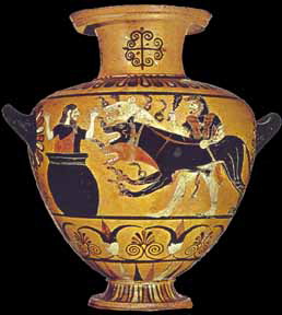 Hydria from Cerveteri, 550-525 B.C.