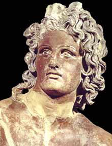 Torso of Youth (Apollo?), Temple at Lo Sacsato, Falerii, 5th B.C.(Detail)