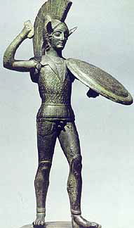 Statuette of a Striding Hoplite, 450 B.C. 