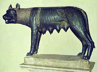 She-Wolf, bronze, 500-480 BCE