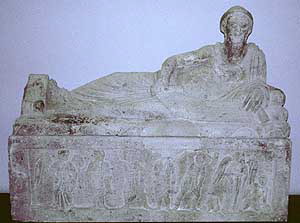 Sarcophagus of Laris Pulena, Nenfro, 2nd B.C.