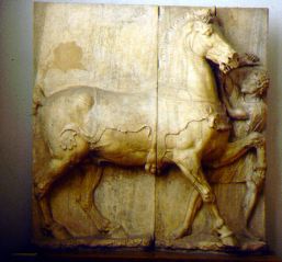 Relief of Horse and African Groom, Athens, National Museum