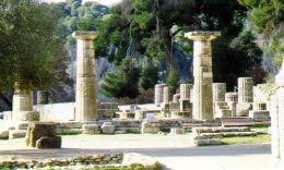 Temple of Hera, remains of Doric peristyle