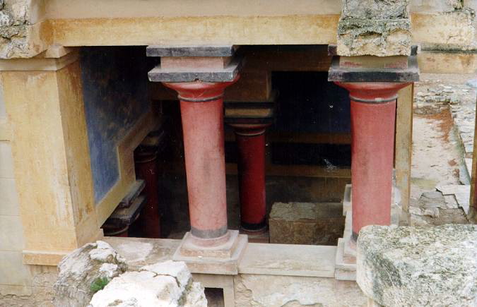 Light well, Knossos, Crete. 1550-1450 BCE