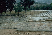 Theatral area on southeast side, Knossos, Crete