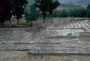 Theatral area on southeast side, Knossos, Crete