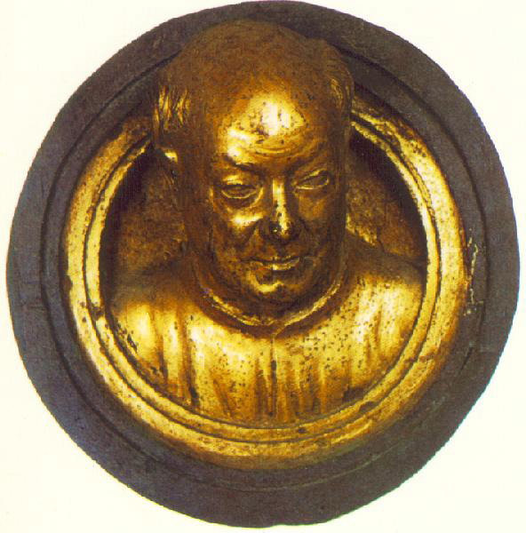 GHIBERTI-Self-Portrait (detail from the eastern door)-1425-52-Bronze-Baptistry, Florence