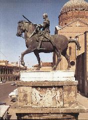 Donatello-Equestrian Statue of Gattamelata-1447-50-Bronze, Piazza del Santo, Padua detail