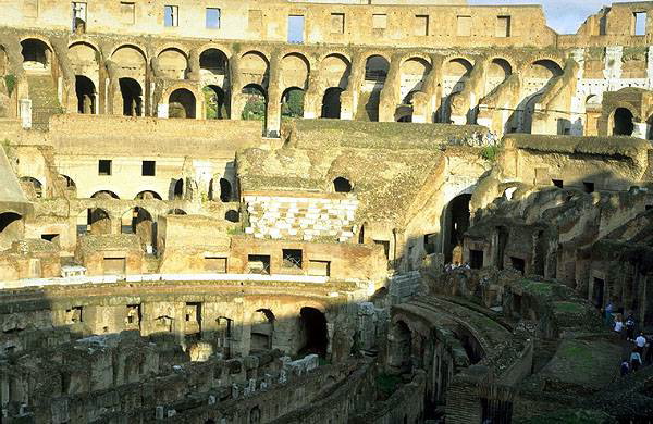 Interior Colosseum, Rome, 72-80 AD