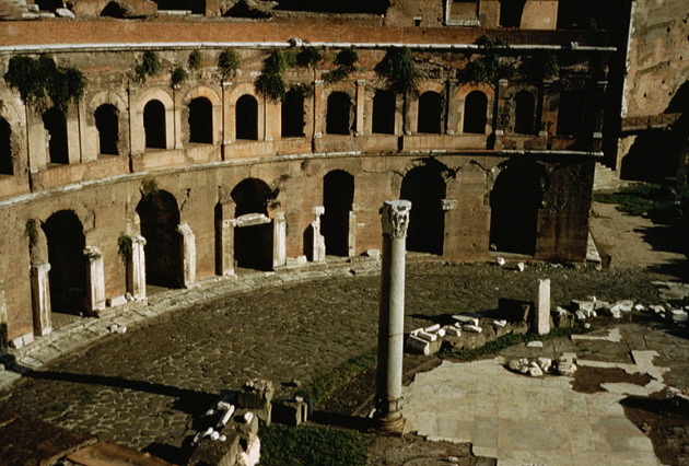 Area of Trajan's forum and markets; c. 80 AD