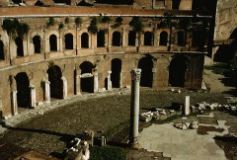 Area of Trajan's forum and markets; c. 80 AD