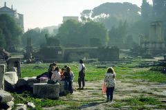 Forum Romanum; Roman forum, Remnants of the temple of Mars; 50 BC-100AD