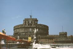 Mauseleum of Hadrian; c.130 AD; currently named Castel San Angelo by Vatican