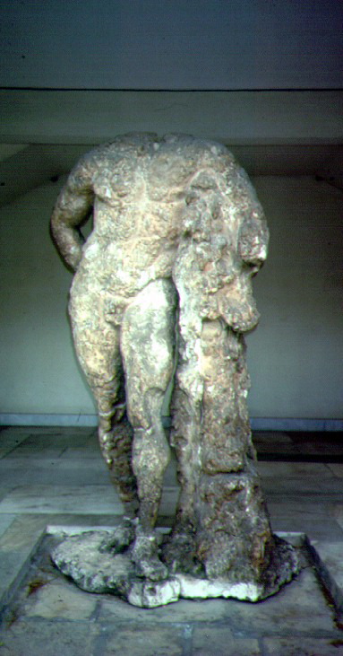 Lysippos, Burned marble copy of the bronze Herakles
