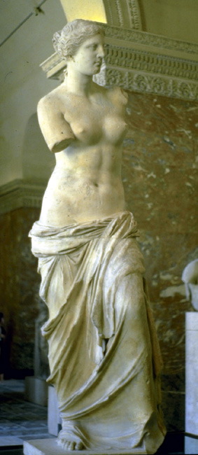 Aphrodite of Melos, second century BC (Paris, Louvre)