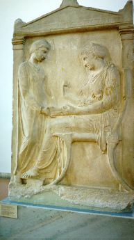 Stele of Hegeso from the Kerameikos Cemetary(c410) 