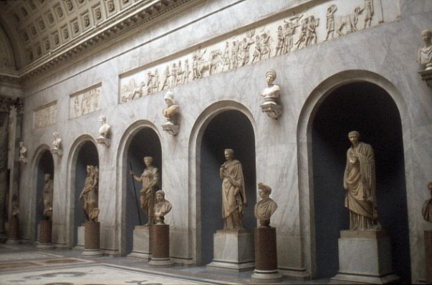 From the hall of sculptures.terme.