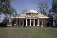 Thomas Jefferson. Monticello, Charlottesville, Virginia. 1770-84, 1796-1806
