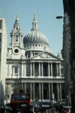 Wren, Sir Christopher, d. 1723 -Title- Saint Paul's Cathedral -Location- London, England -Date- 1675-1710 -View- Ext- West facade 